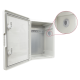 Caja de exterior poliester IP65. Dimensiones 40x30x17cm