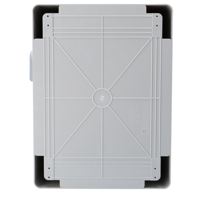 Caja de exterior poliester IP65. Dimensiones 40x30x17cm