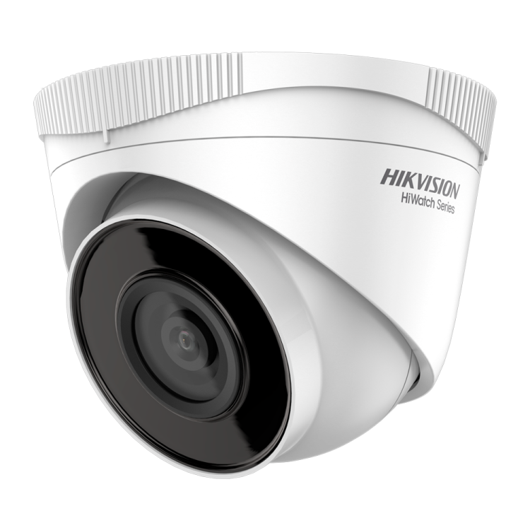 Cámara IP domo HiWatch HWI-T240HA - 2 MP, lente fija 2.8 mm, IR 30 m, PoE