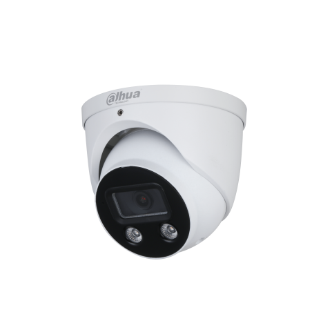 Cámara IP domo, 5Mpx, IR 50mts, fija 2.8mm, H265, PoE802,3af, IP67. Audio