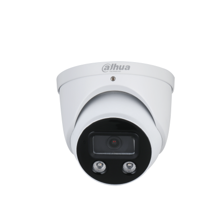 Cámara IP domo, 5Mpx, IR 50mts, fija 2.8mm, H265, PoE802,3af, IP67. Audio