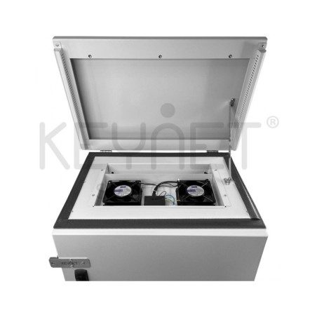 Conjunto 2 ventiladores fijación techo para armario rack termoaislado 19" tipo FRC-A