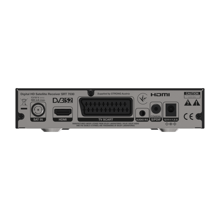 Receptor Satélite Strong SRT 7030. DVB-S2. HD. 1 USB, 1 SCART, PVR
