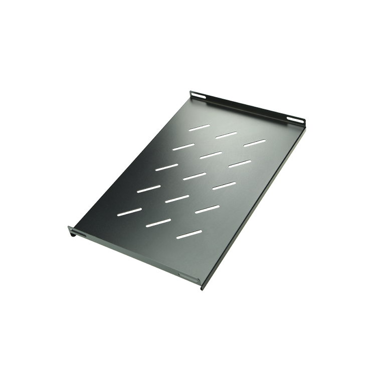 Bandeja fija de 280mm para rack 19" con fondo de 450mm. Anclaje lateral