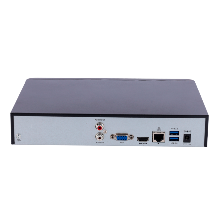 NVR 16ch IP hasta 8Mpx, 80Mbps, H.265+, 1 HDD