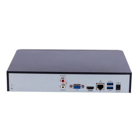 NVR 16ch IP hasta 8Mpx, 80Mbps, H.265+, 1 HDD