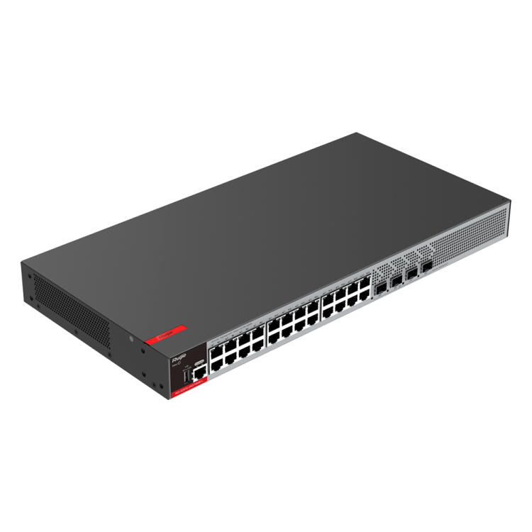 Switch Gestionable L2+, 24 puertos Gigabit, 4x SFP 2.5Gb, para rack 19"