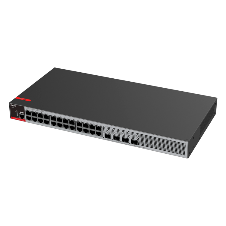 Switch Gestionable L2+, 24 puertos Gigabit, 4x SFP 2.5Gb, para rack 19"