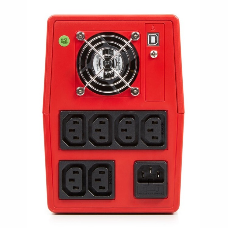 SAI Line-interactive de 2000 VA / 1200W, con alarma e indicador LED. Alimentación entrada 162-290VAC 50/60 Hz, salida 230 VAC,