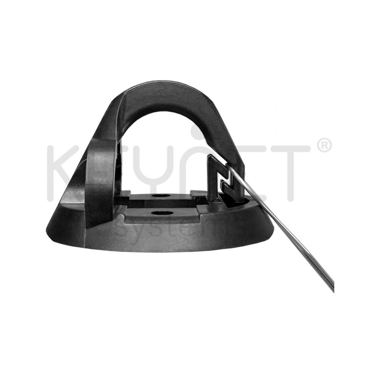 Anclaje de retención para poste 3 ganchos 1500N