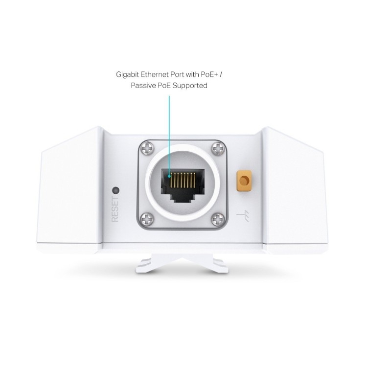 Punto de acceso WiFi 6 AX3000 exterior Omada TP-Link EAP650-Outdoor - PoE+, Gigabit, IP68, 20/27 dBm