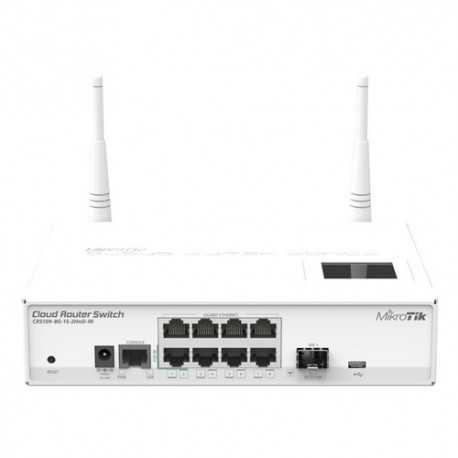 Cloud Router WIFI 2.4Ghz, 800mW, x8 Gb, x1 SFP, 4dBi. Soporta 10-57V. L5
