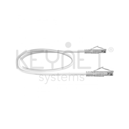 Latiguillo de Red Cat 6A UTP 0.25m LSZH Blanco Keynet