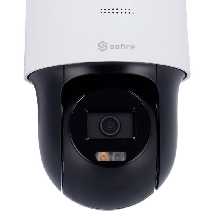 Cámara IP domo PT, 2Mpx Ultra Low Light, Dual Light IR 30mts, 2.8mm, H264+,H265+, PoE802,3af, IP66