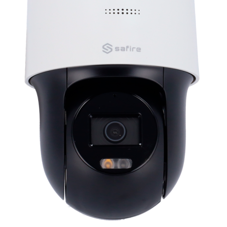 Cámara IP domo PT, 2Mpx Ultra Low Light, Dual Light IR 30mts, 2.8mm, H264+,H265+, PoE802,3af, IP66