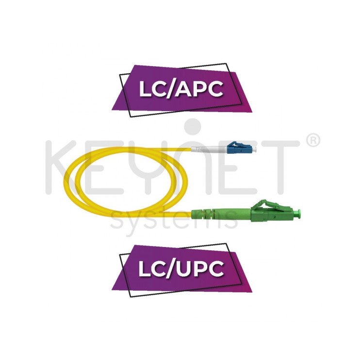 Latiguillos LC/APC - LC/UPC, G657A2, SM, 3mm, LSZH-FR, 2mts