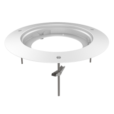 Soporte techo de empotrar para cámaras domo - Apto uso exterior - Blanco - 210mm diámetro