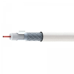 Cable coaxial aluminio 6,6mm. Conductor interno CCS 1,02mm. Atenuación 18,60/28,20dB (862/2150Mhz)