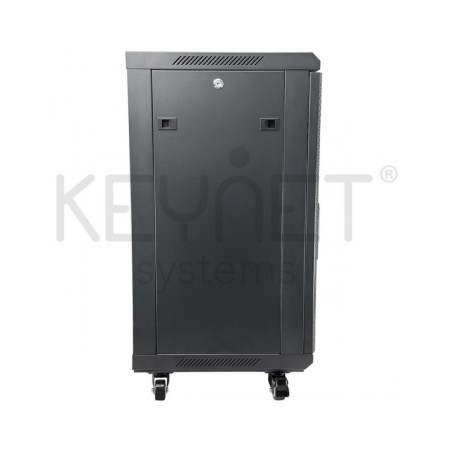 Rack de pared/suelo de 19", 18U, F600 / AN 600 / AL 905mm, carga 60kg, vacío. DESMONTADO