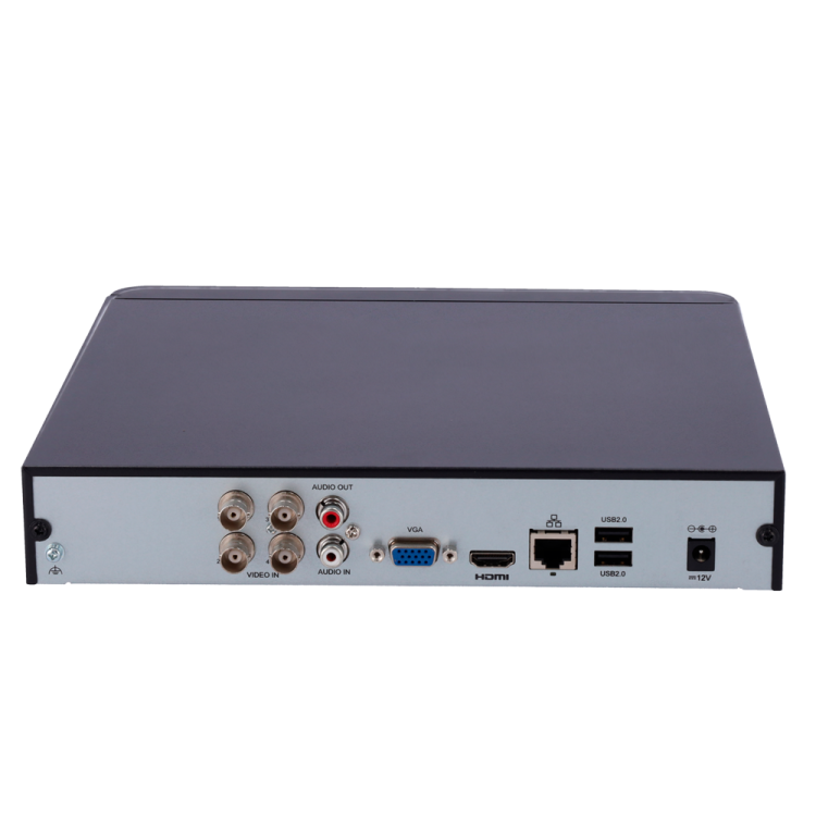 DVR 5 n1 de 4ch 5Mpx + 2IP hasta 4Mpx. H.265, 1 HDD.