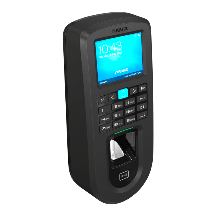 Lector biométrico autónomo ANVIZ huellas dactilares, RFID y teclado