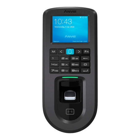 Lector biométrico autónomo ANVIZ huellas dactilares, RFID y teclado