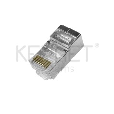 Conector CAT6 FTP macho, con guía