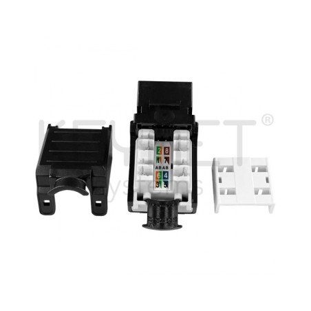 Keystone Cat 6A UTP 90° Toolless Keynet