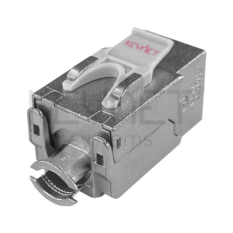 Keystone CAT 6A FTP 90º, Tooless (sin herramientas)