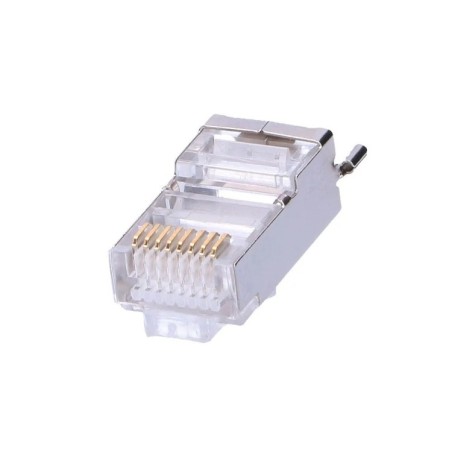 Conector CAT5 FTP macho. Caja de 100uds