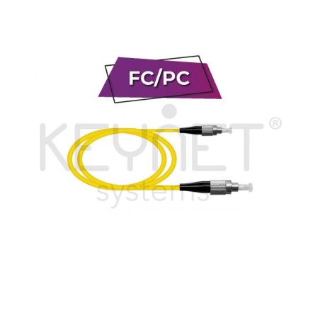 Latiguillo F.O. FC/UPC - FC/UPC, SM, 9/125,  G657A2,  CUB,  3mm, LSZH Amarillo, 2mts.