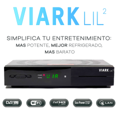 Receptor SAT (S2), FULL HD, H.265, 1 Lector tarjetas, Wifi USB integrado