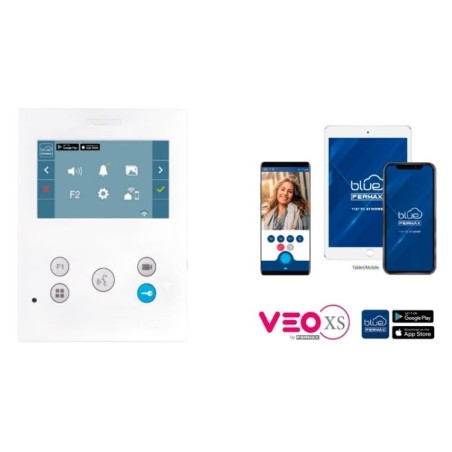 Monitor videoportero Fermax 9449 - 4.3", WiFi, DUOX 2 hilos, manos libres