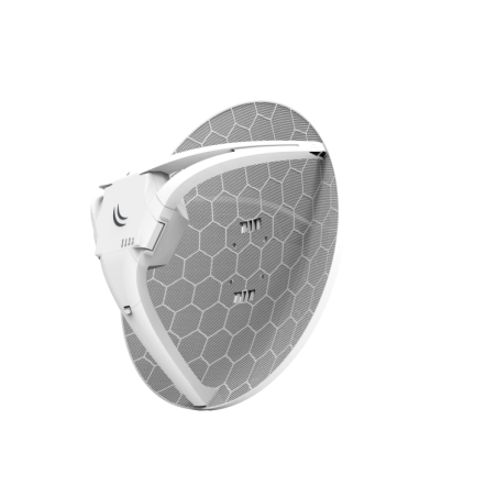 CPE exterior MikroTik LHG R - sin módem, antena 21 dBi, PoE, miniPCIe libre - RBLHGR