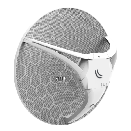 CPE exterior MikroTik LHG R - sin módem, antena 21 dBi, PoE, miniPCIe libre - RBLHGR