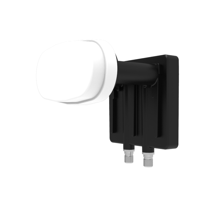 Lnb Twin (2 Receptores), Monoblock 4,3º (Astra 19.2 - Astra 23,5º), 55dB, 0,2dB ruido