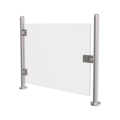Barrera de restricción del paso. Puerta acrílica incluida