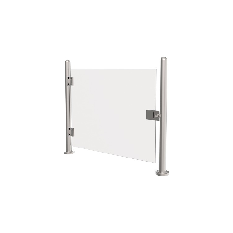 Barrera de restricción del paso. Puerta acrílica incluida