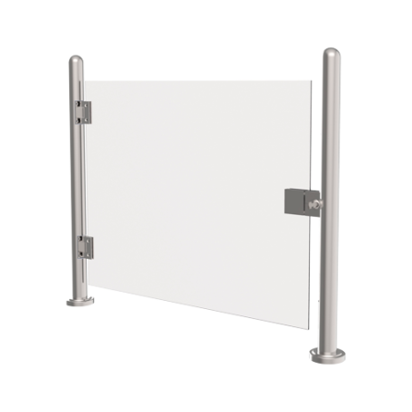 Barrera de restricción del paso. Puerta acrílica incluida