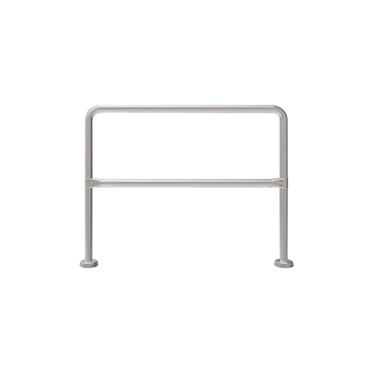 Barrera de restricción del paso. Cerramiento de acero inoxidable