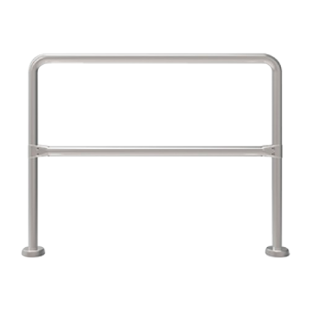 Barrera de restricción del paso. Cerramiento de acero inoxidable Barrera de restricción del paso. Cerramiento de acero inoxidable