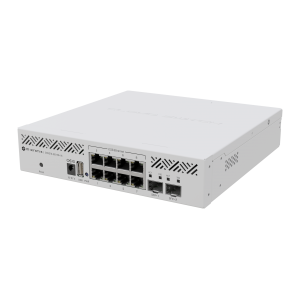 Cloud Router 800Mhz, 256Mb RAM, x8 puertos 2.5Gb y x2 SFP+, L5, RouterOS