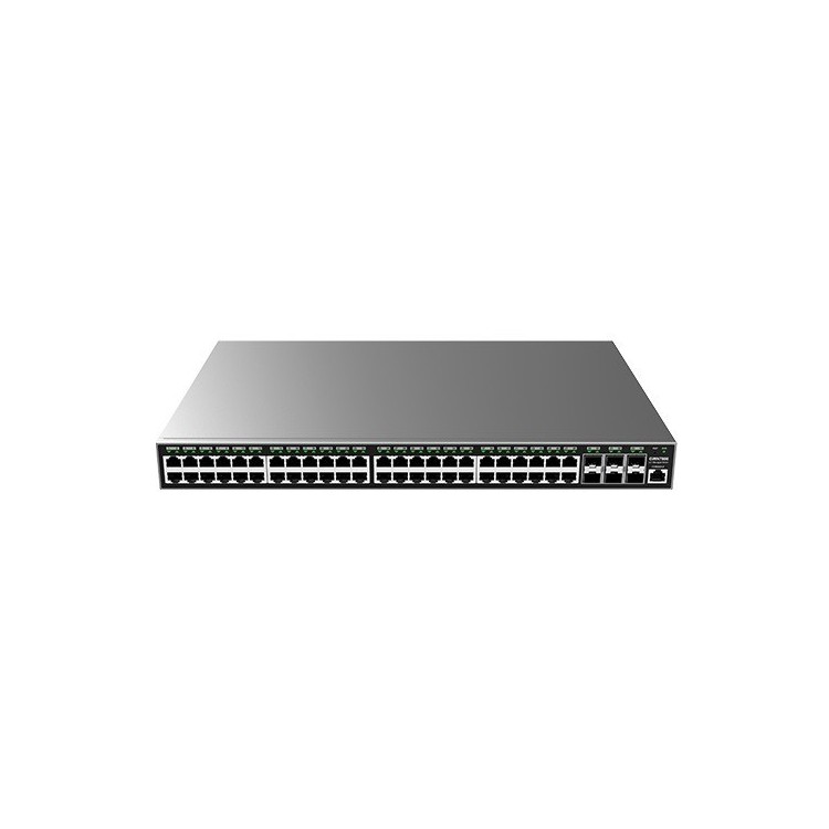 Switch gestionable L2+, x48 Gb, x6 SFP+. Sobremesa / Pared / Rack