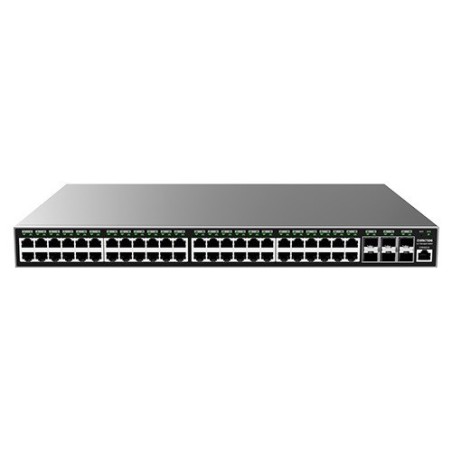 Switch gestionable L2+, x48 Gb, x6 SFP+. Sobremesa / Pared / Rack
