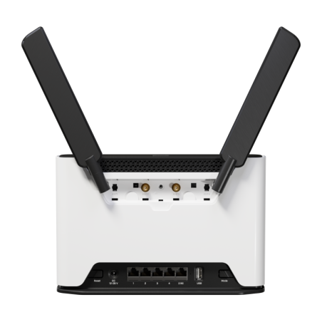 Router inalámbrico MikroTik Chateau LTE6 ax D53G-5HacD2HnD-TC&EG06-EA - LTE Cat.6, WiFi 6, 5×Gigabit, PoE
