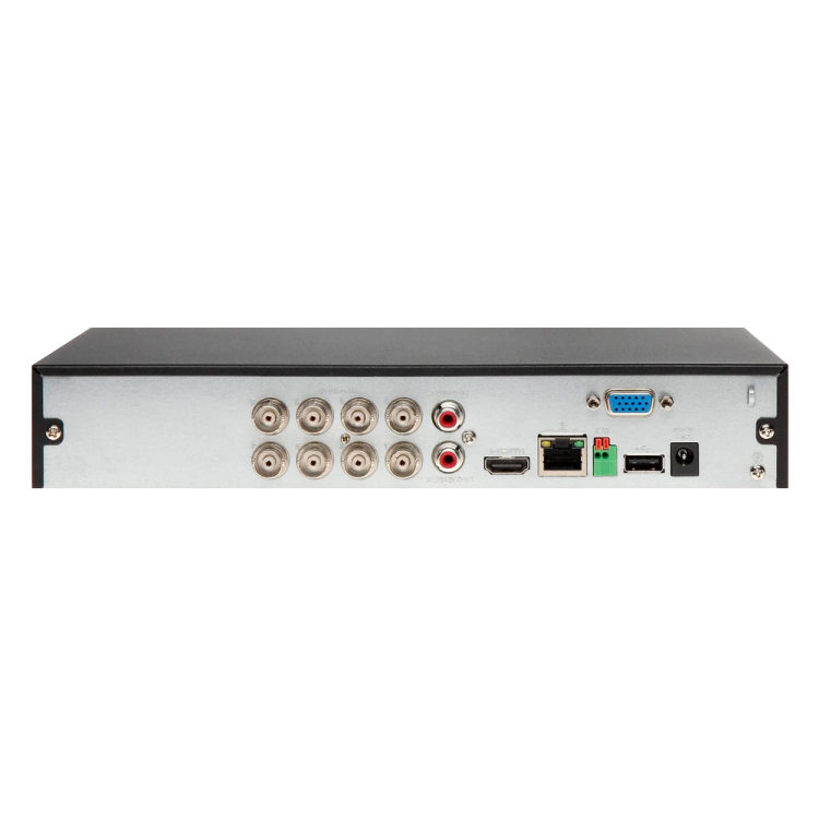 DVR 5 n1 de 8ch 2Mpx + 2 IP hasta 6Mpx. H.265+, 1 HDD