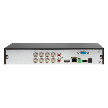 DVR 5 n1 de 8ch 2Mpx + 2 IP hasta 6Mpx. H.265+, 1 HDD