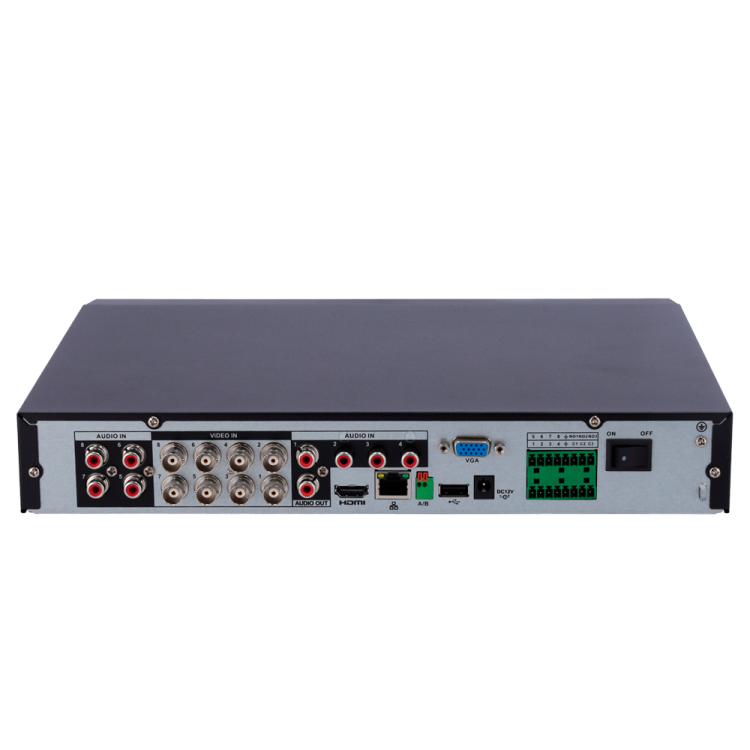 DVR 5 n1 de 8ch 5Mpx + 4 IP hasta 6Mpx. H.265+, 1 HDD