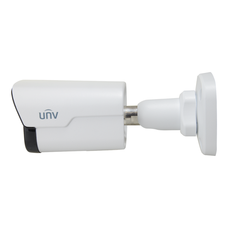 Cámara IP bullet, 4Mpx, IR 40mts, 1/3", 4mm. IP67, IA, micrófono integrado