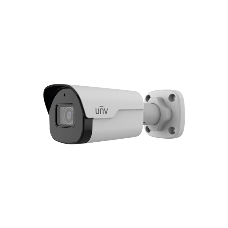 Cámara IP bullet, 4Mpx, IR 40mts, 1/3", 4mm. IP67, IA, micrófono integrado